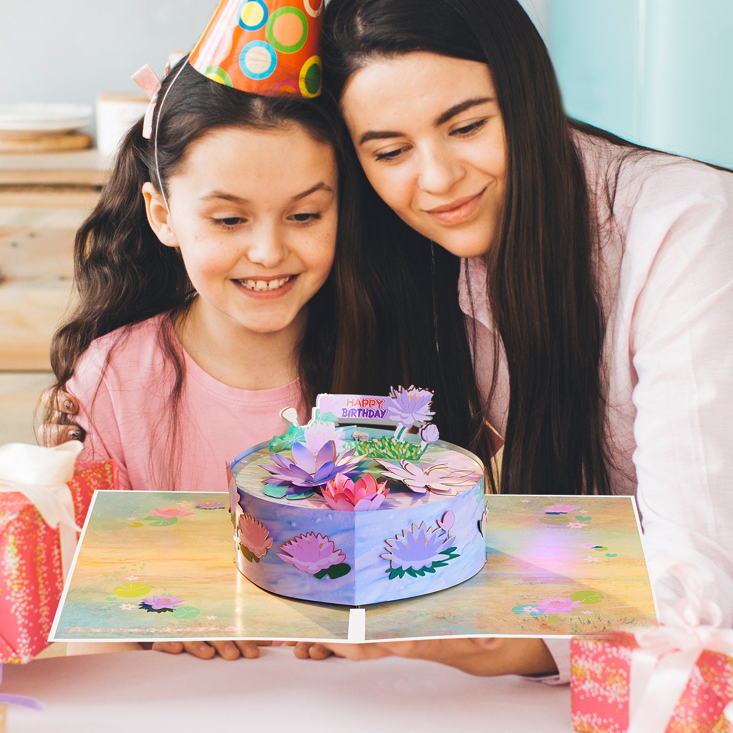 Monet Style Birthday Cake