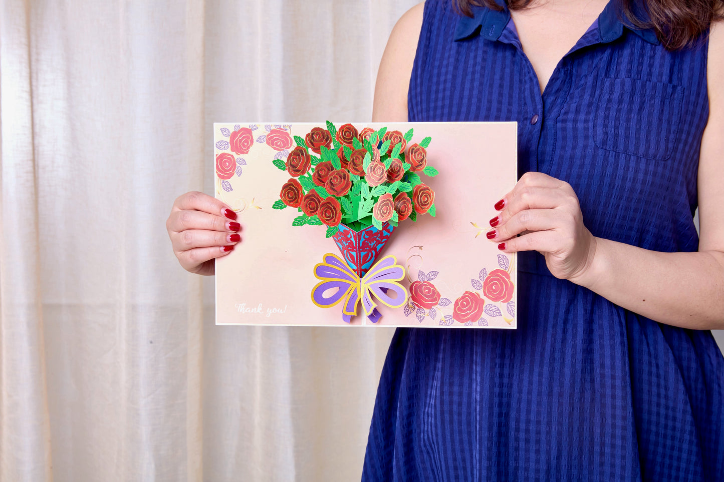 Rose with Blue Bouquet