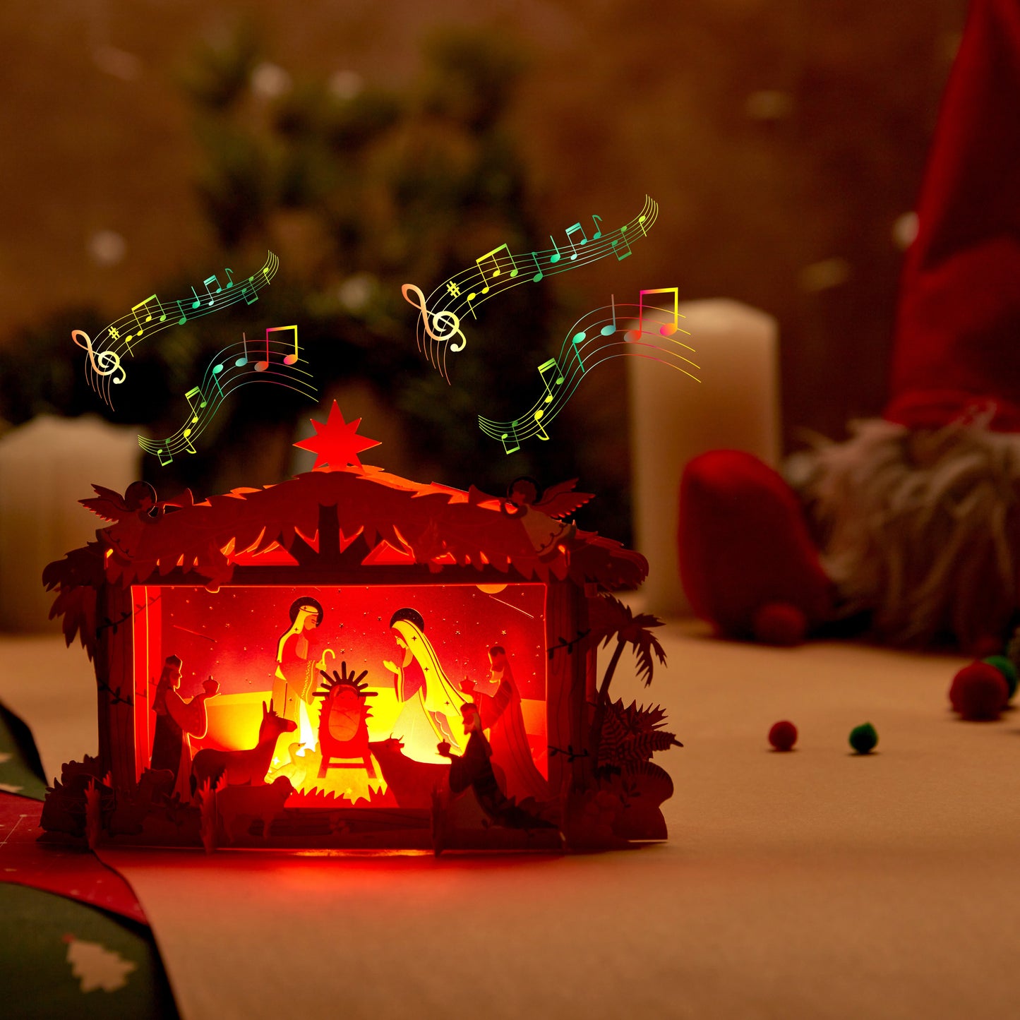 Nativity Scene Christmas Card