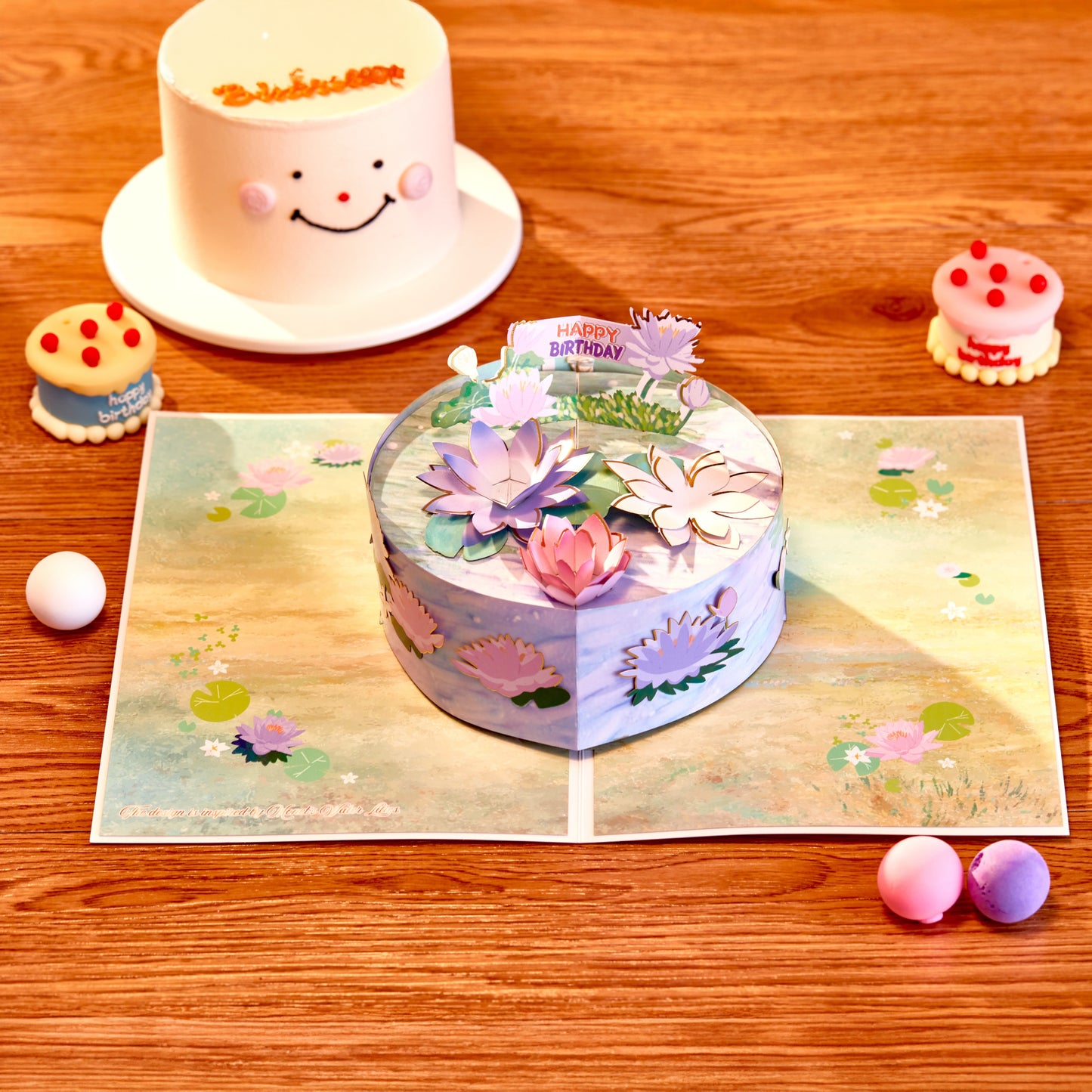Monet Style Birthday Cake