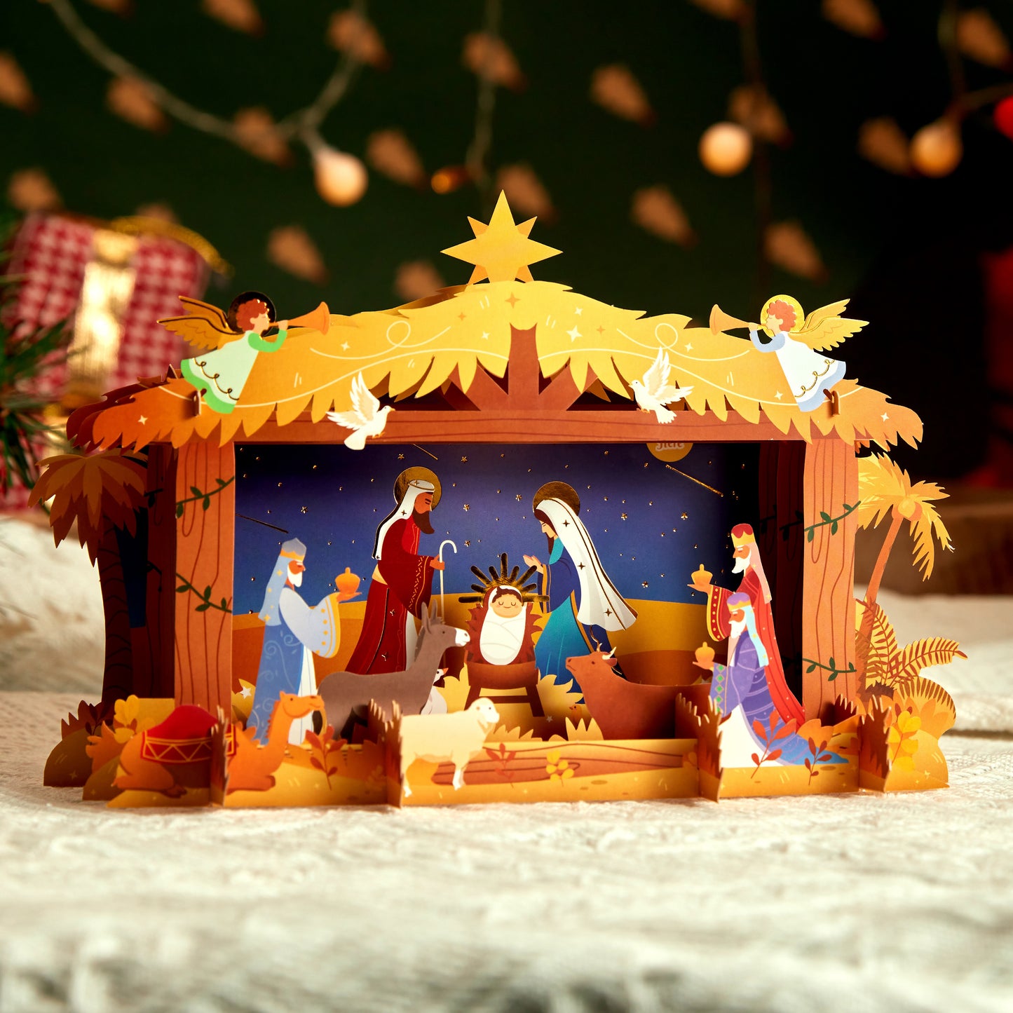 Nativity Scene Christmas Card