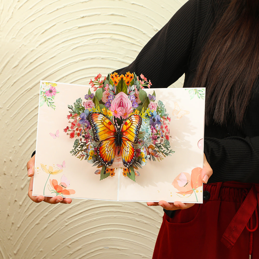 Golden Sunset Butterfly