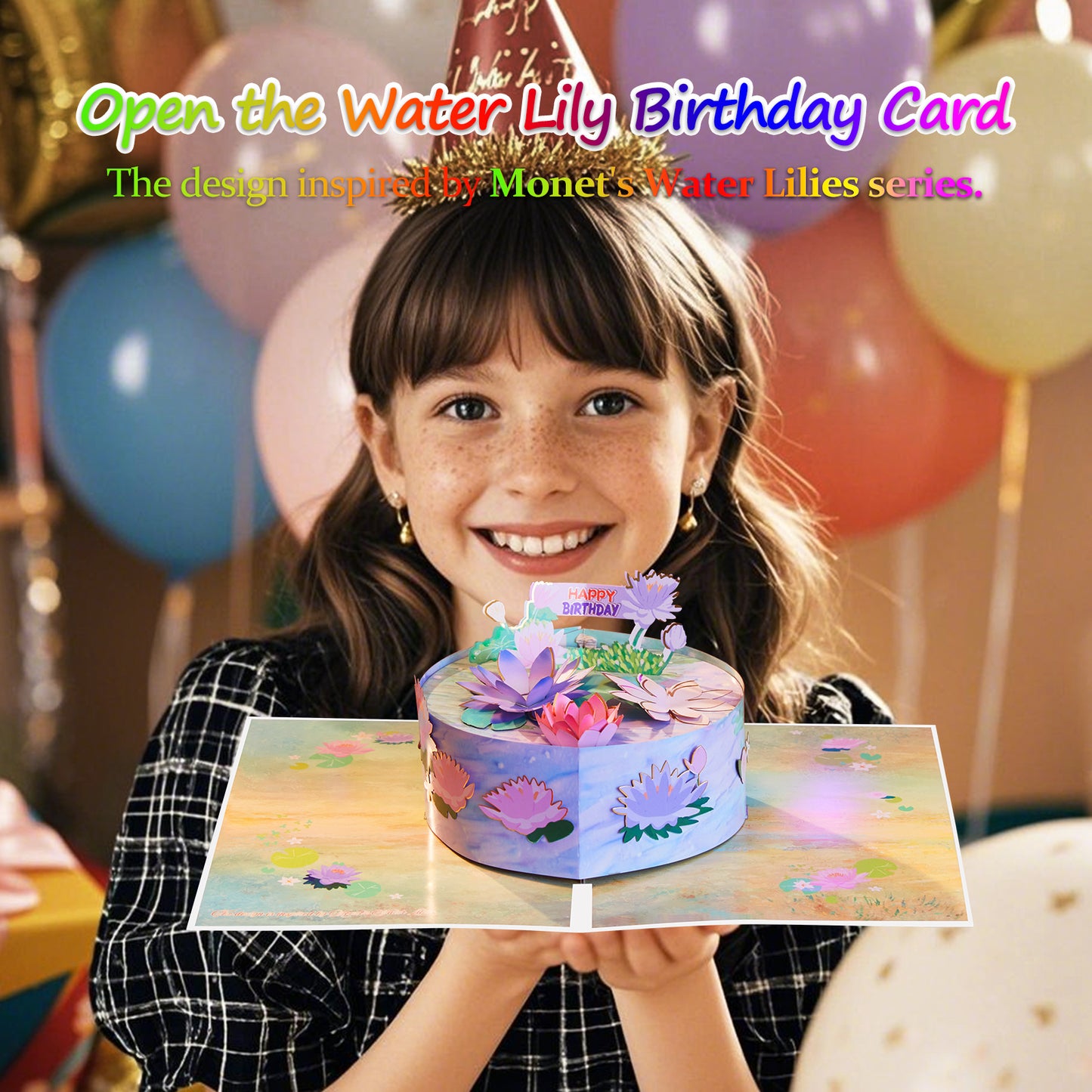 Monet Style Birthday Cake
