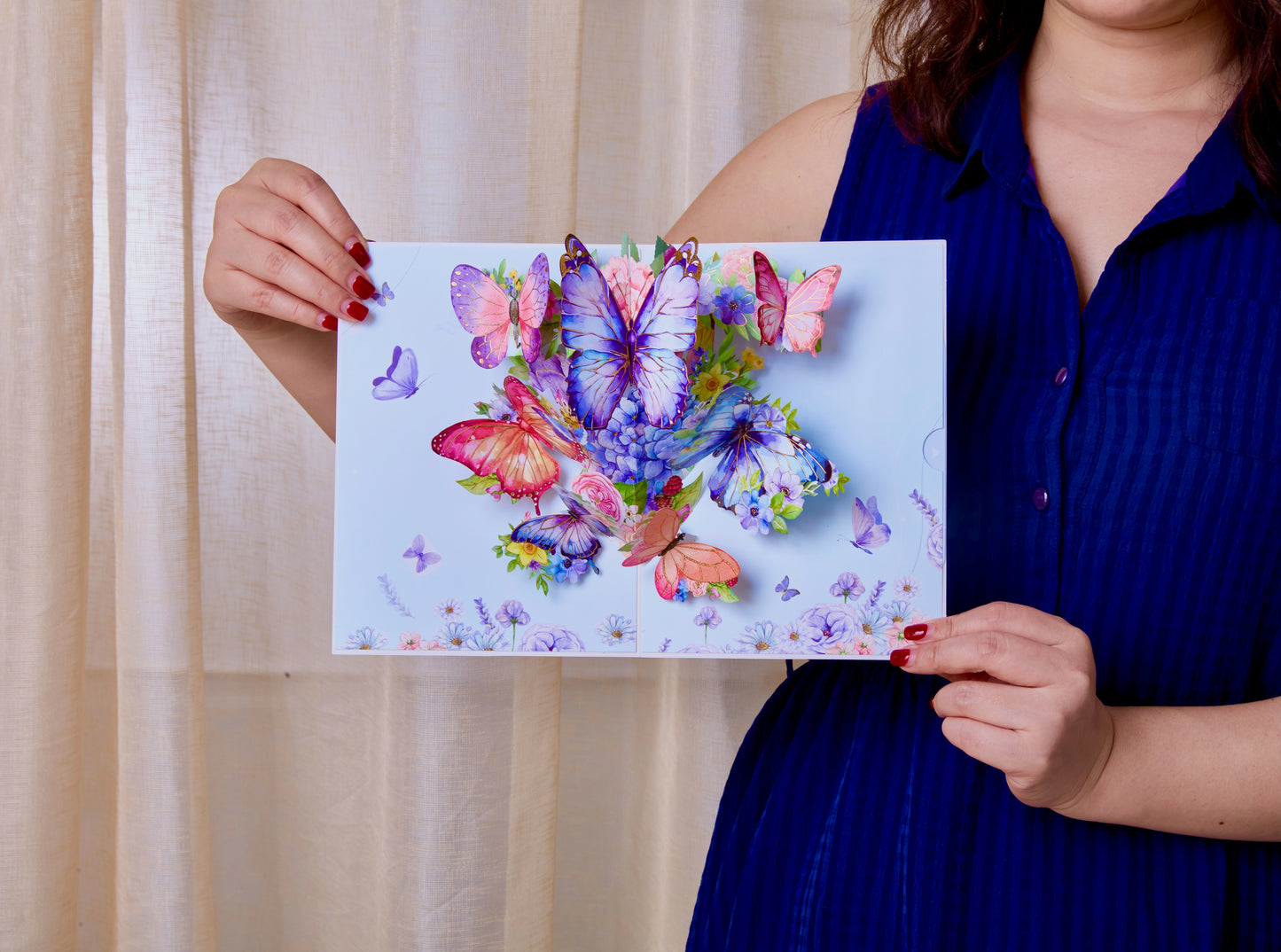 Baroque Purple Butterfly